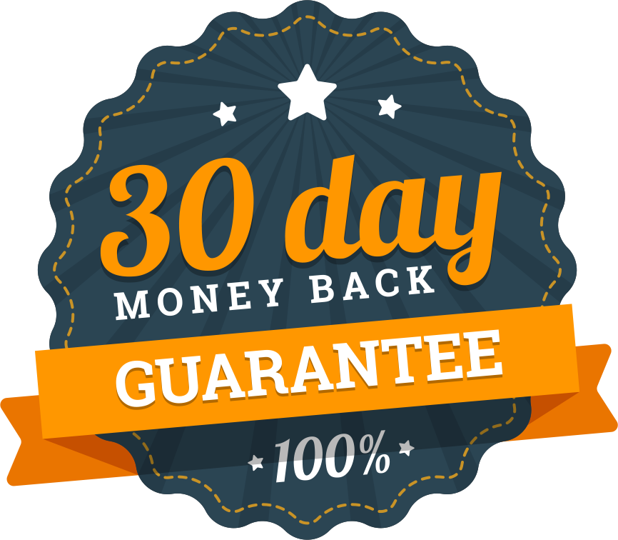 30 Day Money Back Guarantee Badge