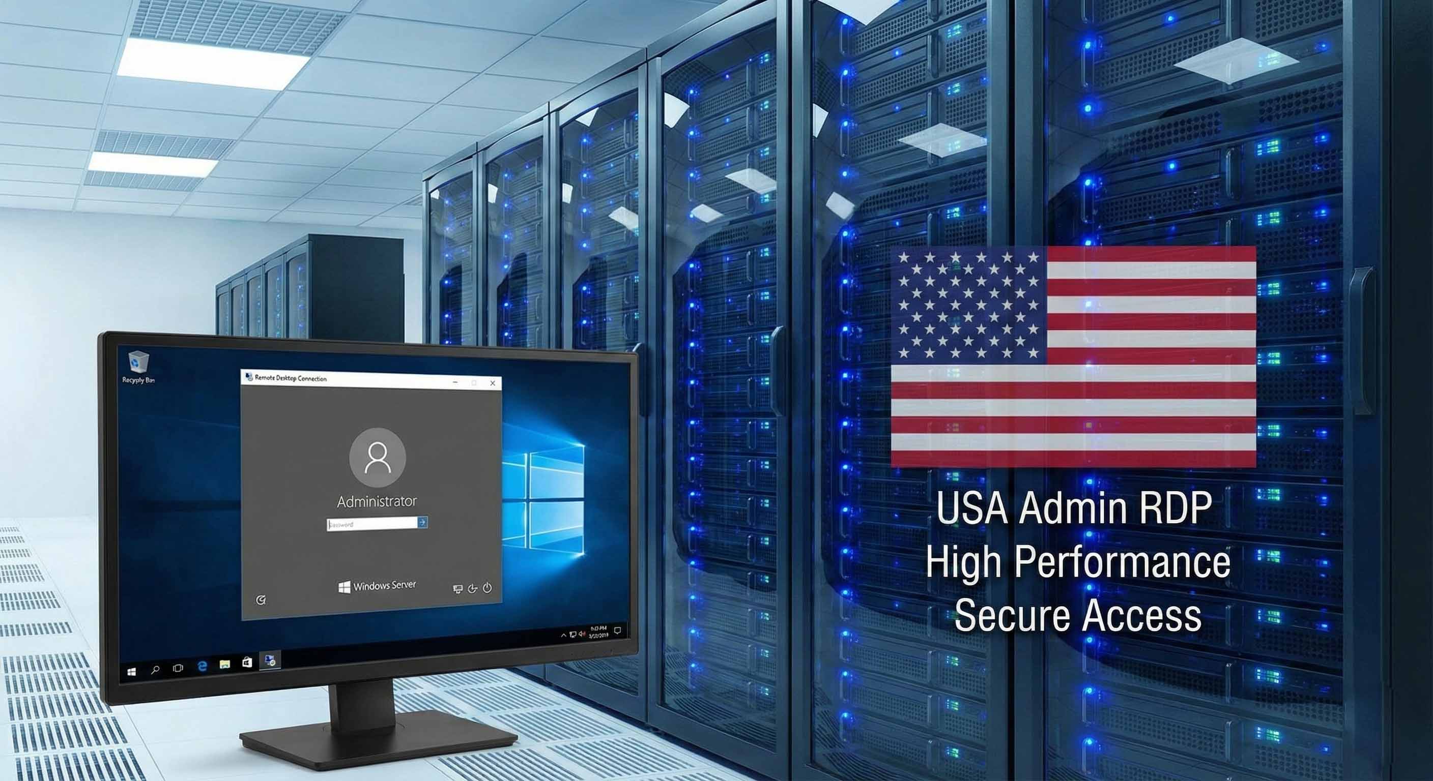 USA Admin RDP Server